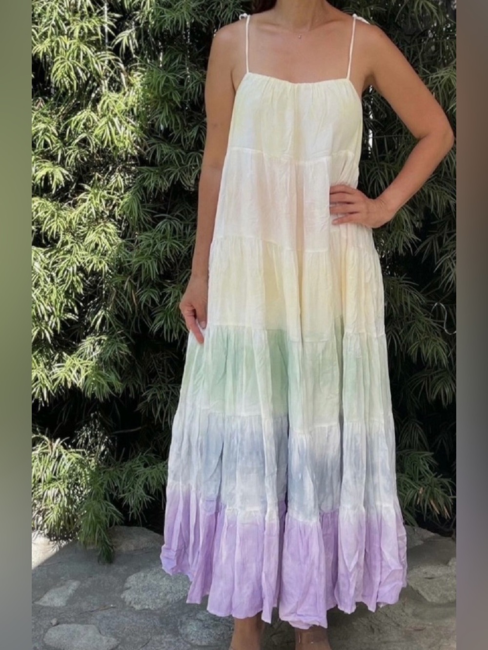 NWT Storia water color maxi dress - Picture 3 of 5
